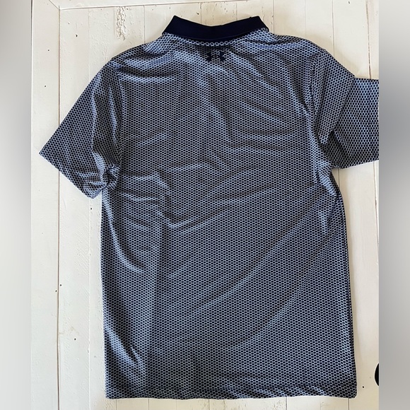UNDER ARMOUR The Performance Polo Blue & White Size Small - Picture 4 of 4